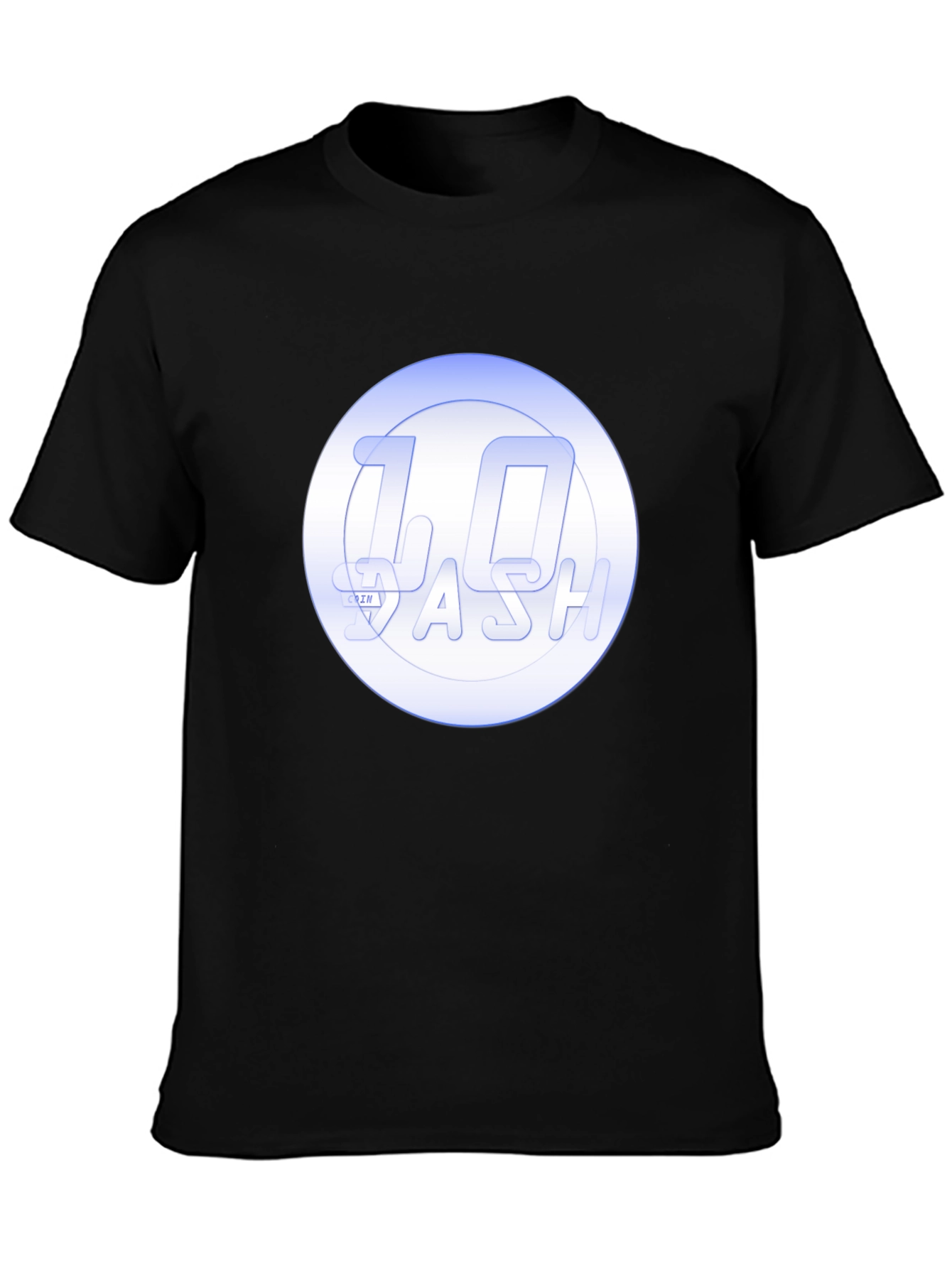 Dash 1.0 T-Shirt - Black Crew Neck Casual Wear