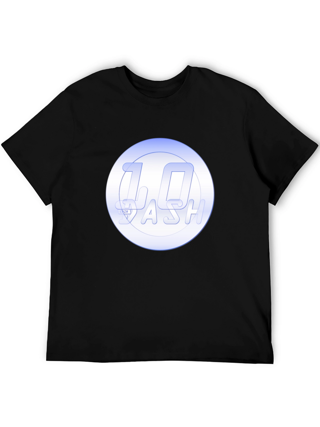 Dash 1.0 T-Shirt - Black Crew Neck Casual Wear