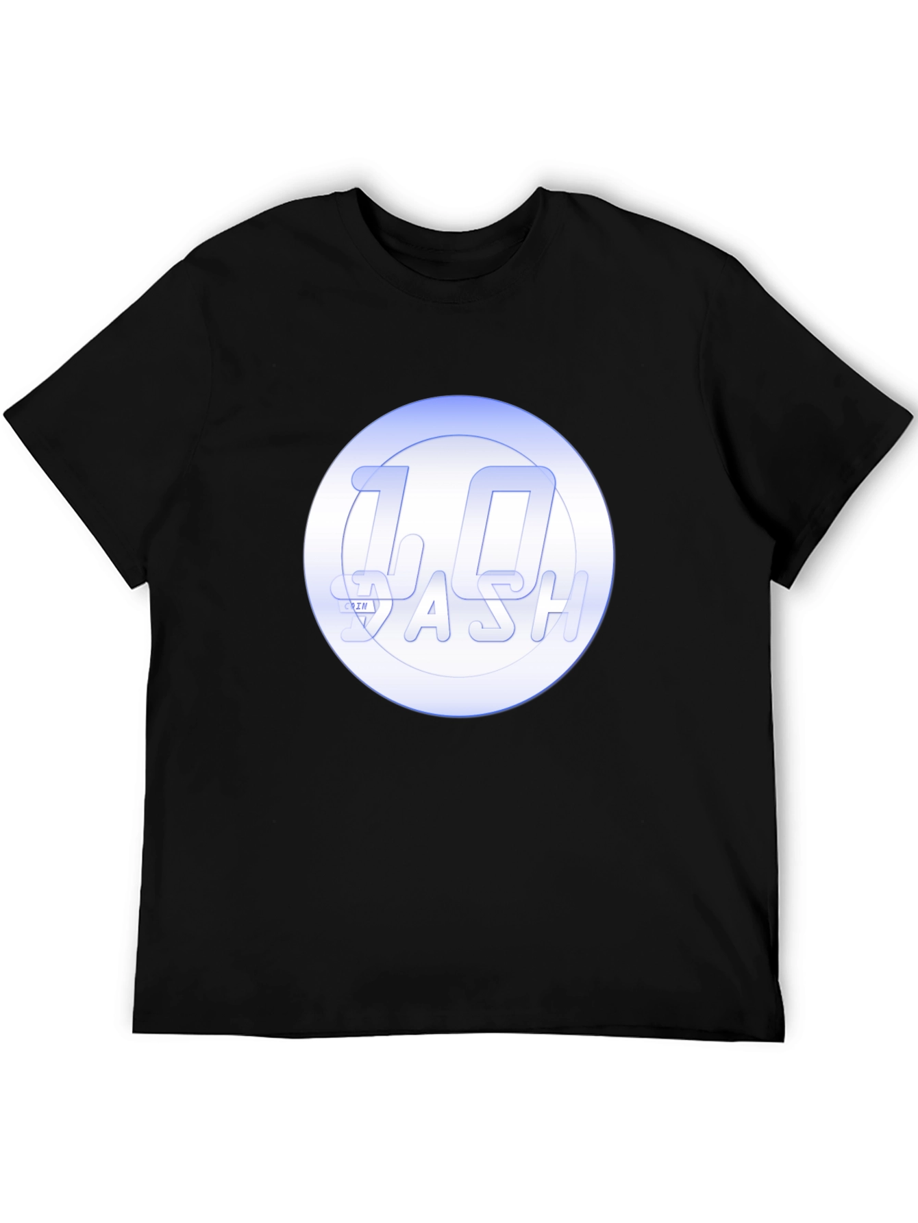 Dash 1.0 T-Shirt - Black Crew Neck Casual Wear