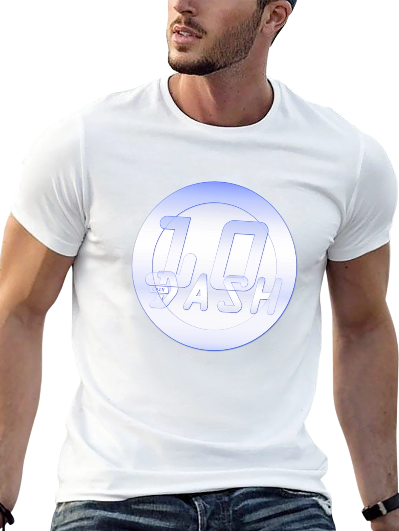 Dash 1.0 T-Shirt - Black Crew Neck Casual Wear