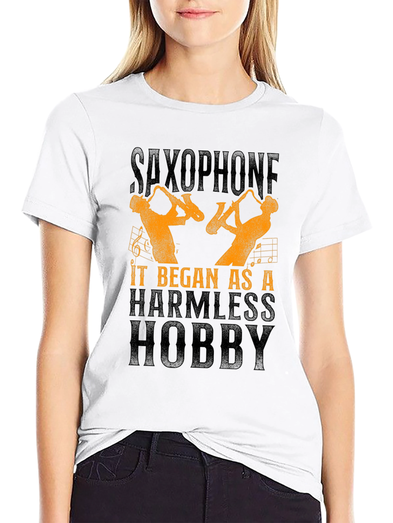 Saxophone Hobby T-Shirt Musician Gift Tee