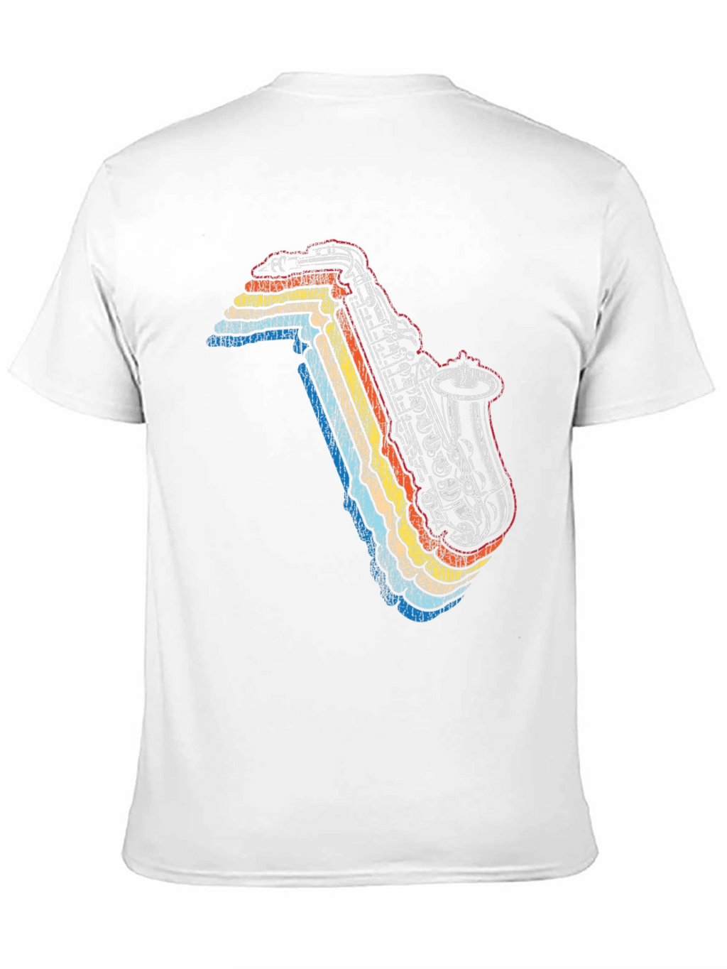 Retro Saxophone Graphic Tee - Cool Music Lover T-Shirt