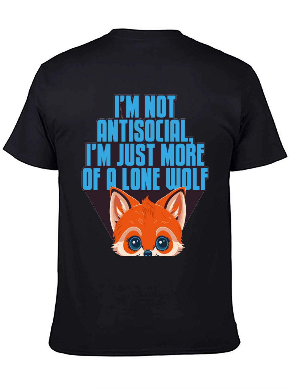 Lone Wolf Graphic Tee - Antisocial T-Shirt