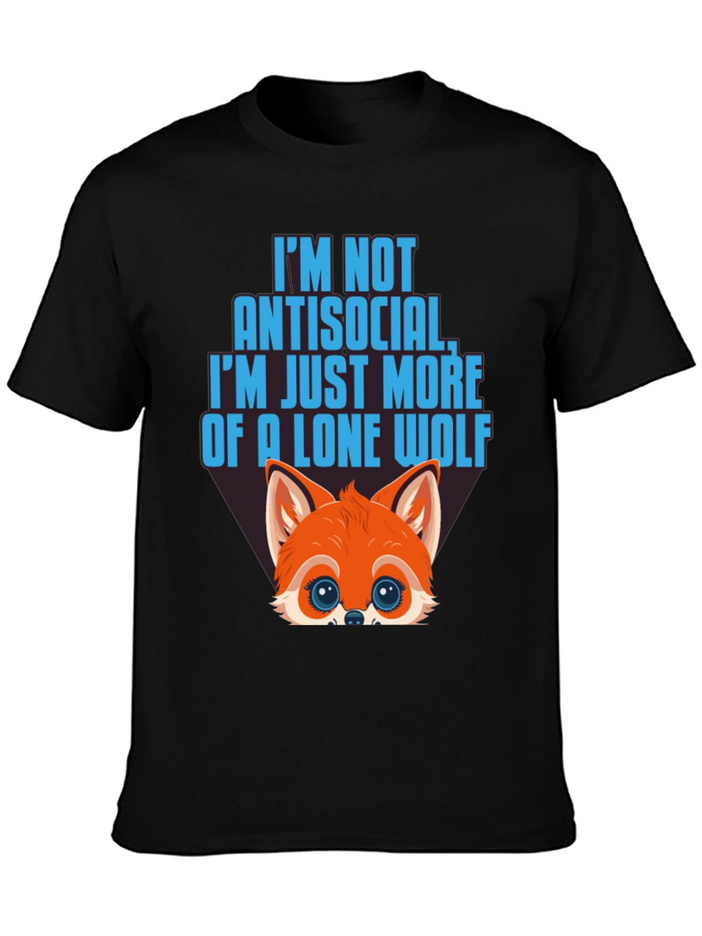 Lone Wolf Graphic Tee - Antisocial T-Shirt