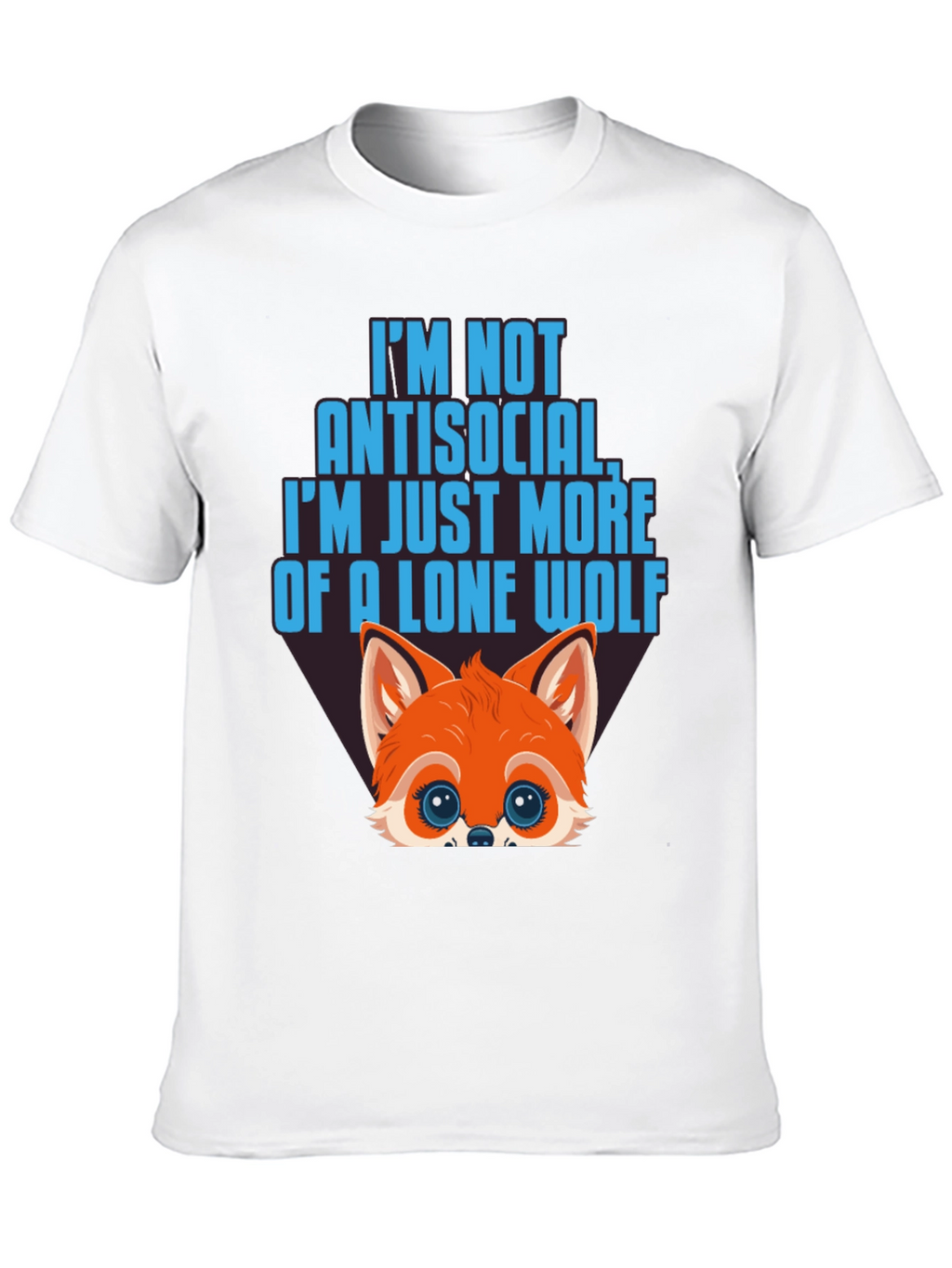 Lone Wolf Graphic Tee - Antisocial T-Shirt
