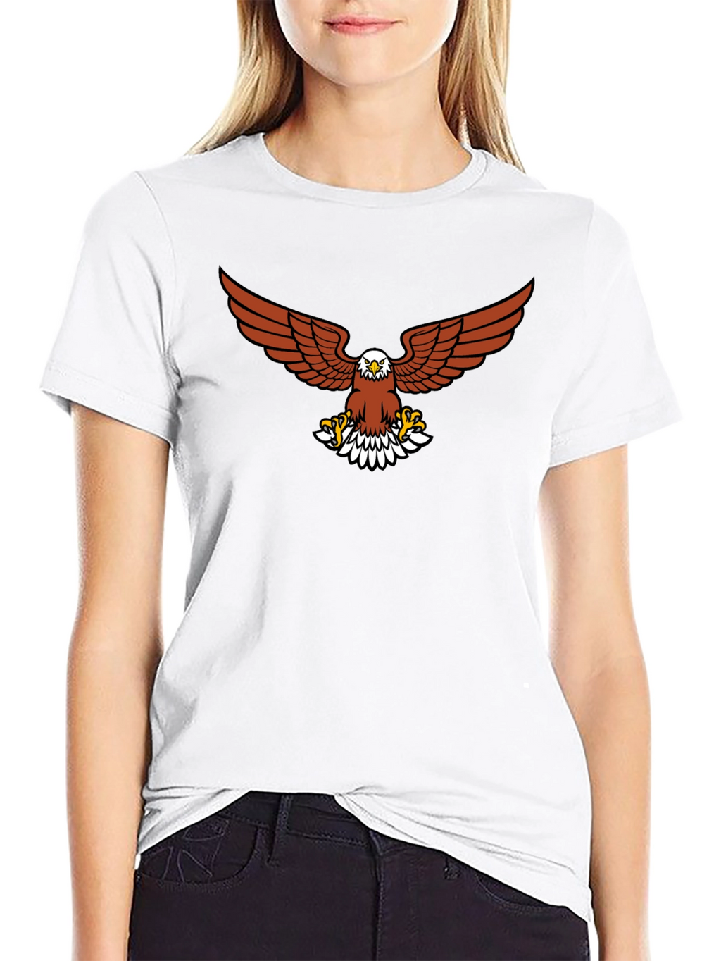 Eagle Graphic Tee - Mens Black T-Shirt