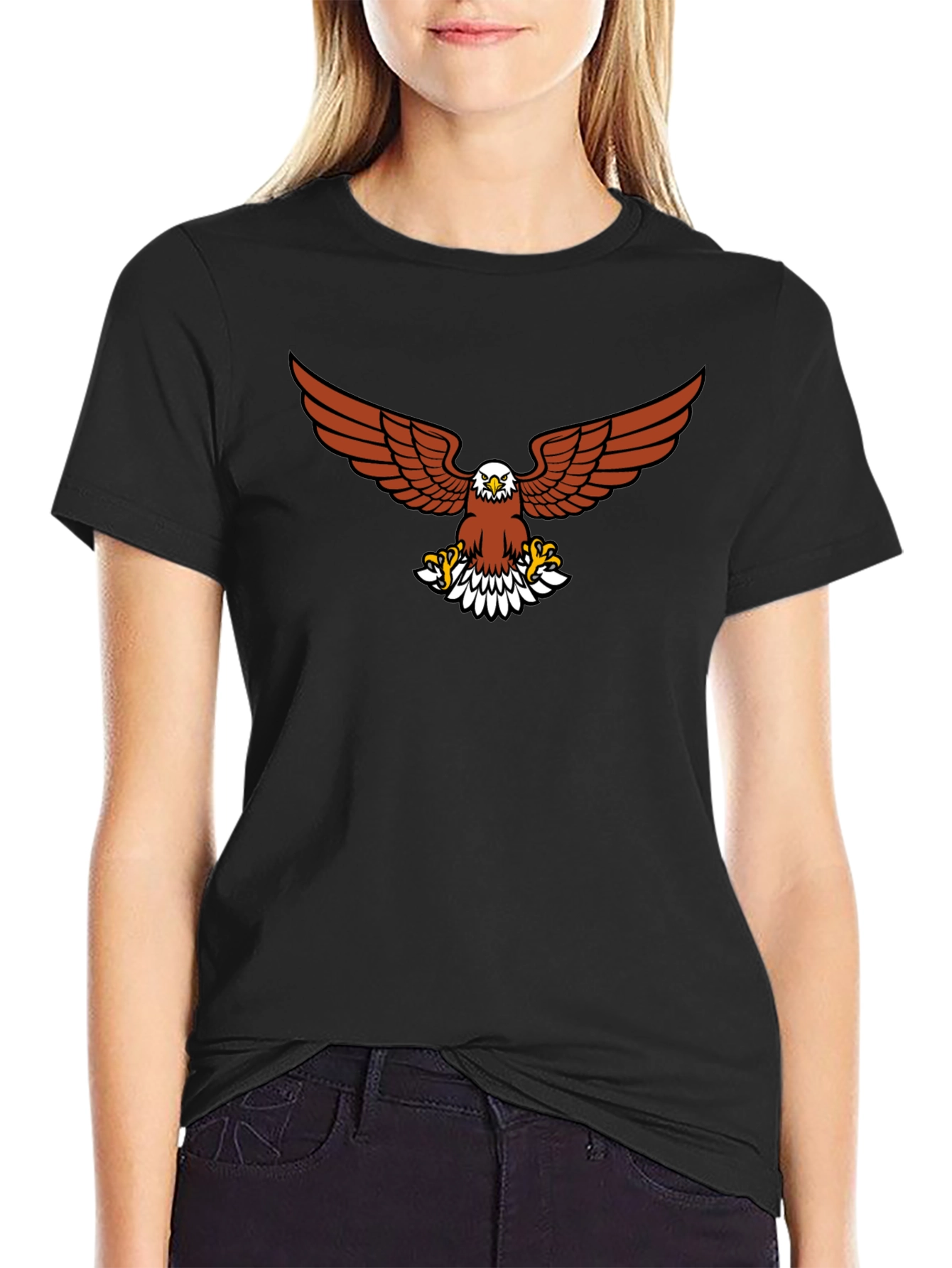 Eagle Graphic Tee - Mens Black T-Shirt