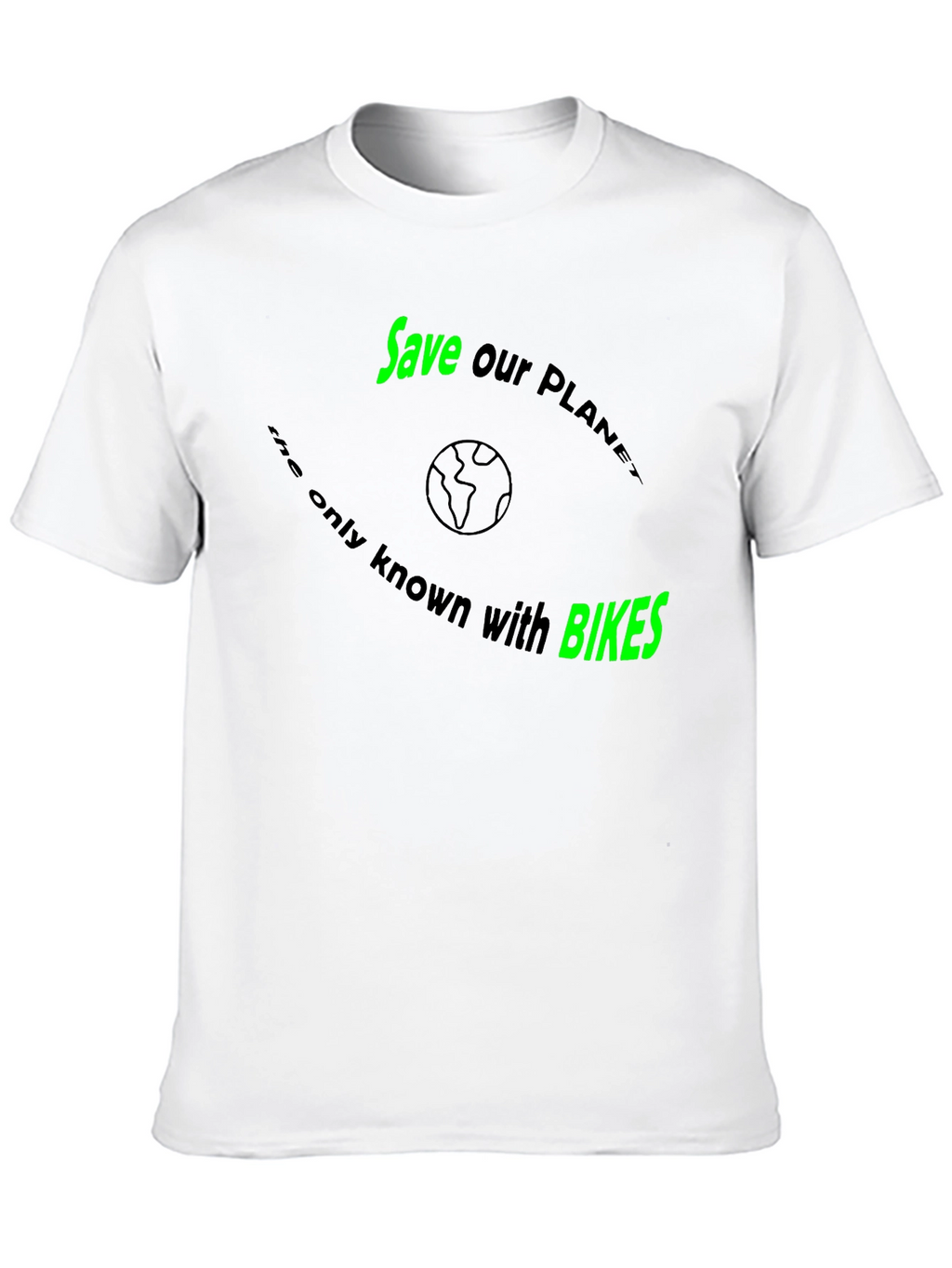 Save the Planet with Bikes T-Shirt