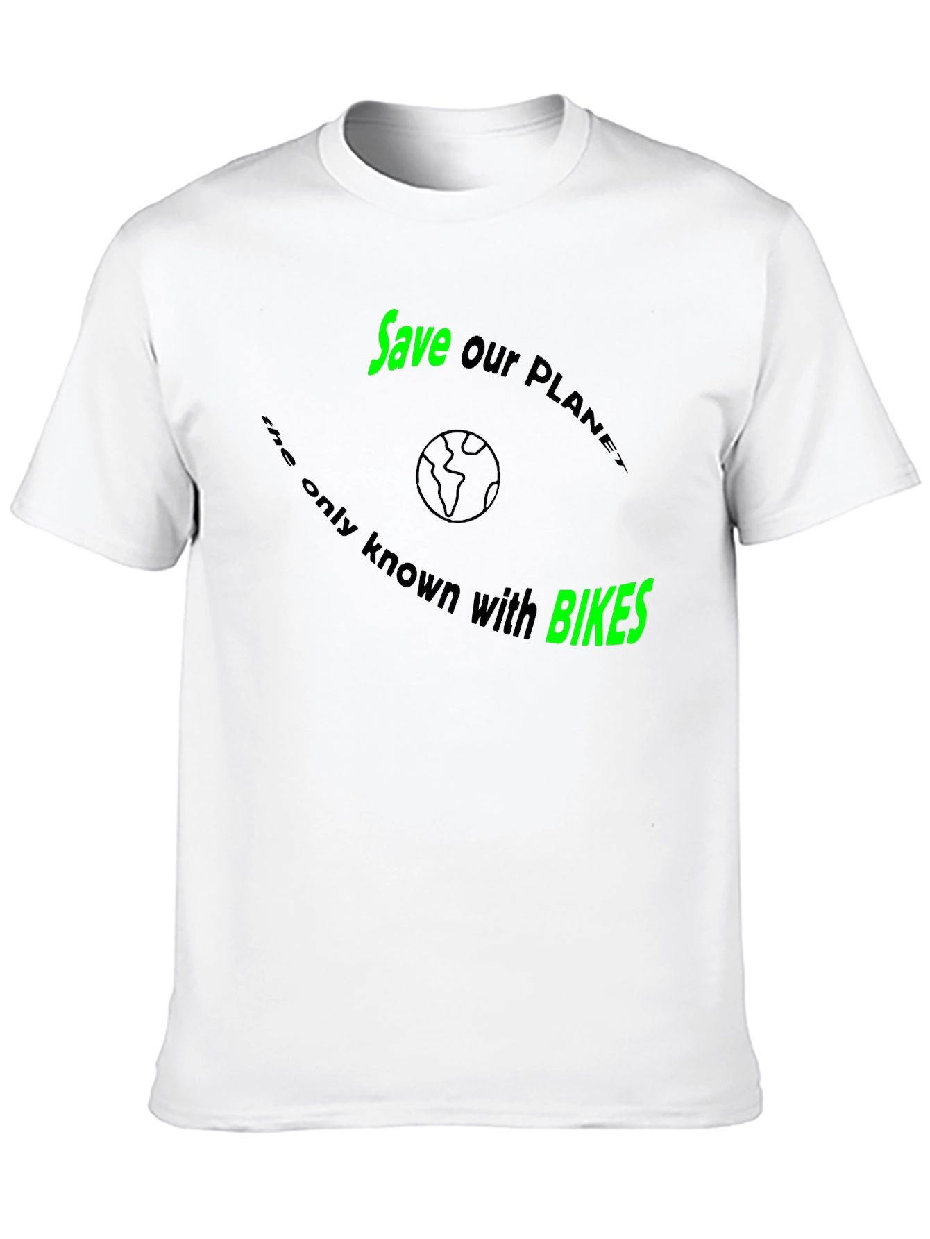 Save the Planet with Bikes T-Shirt