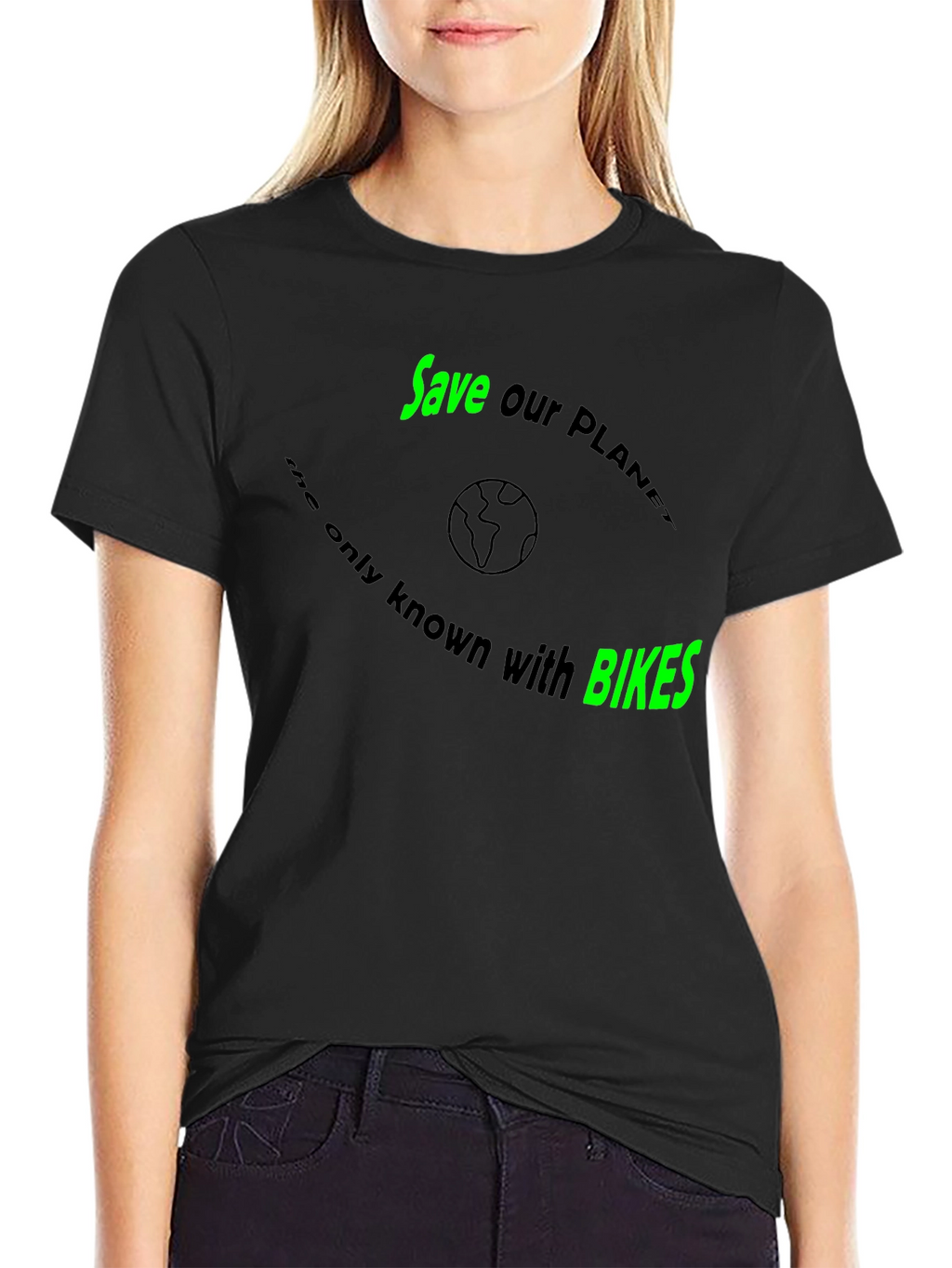 Save the Planet with Bikes T-Shirt