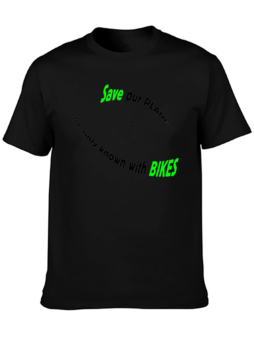 Save the Planet with Bikes T-Shirt