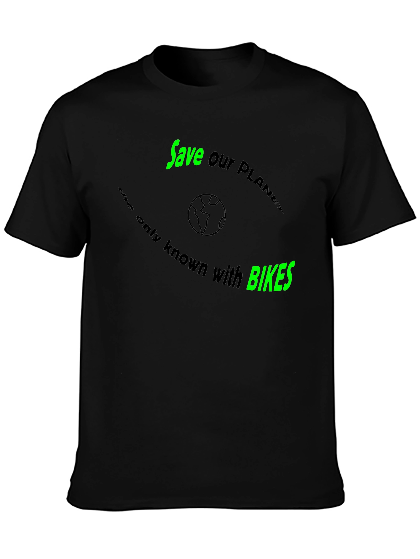 Save the Planet with Bikes T-Shirt