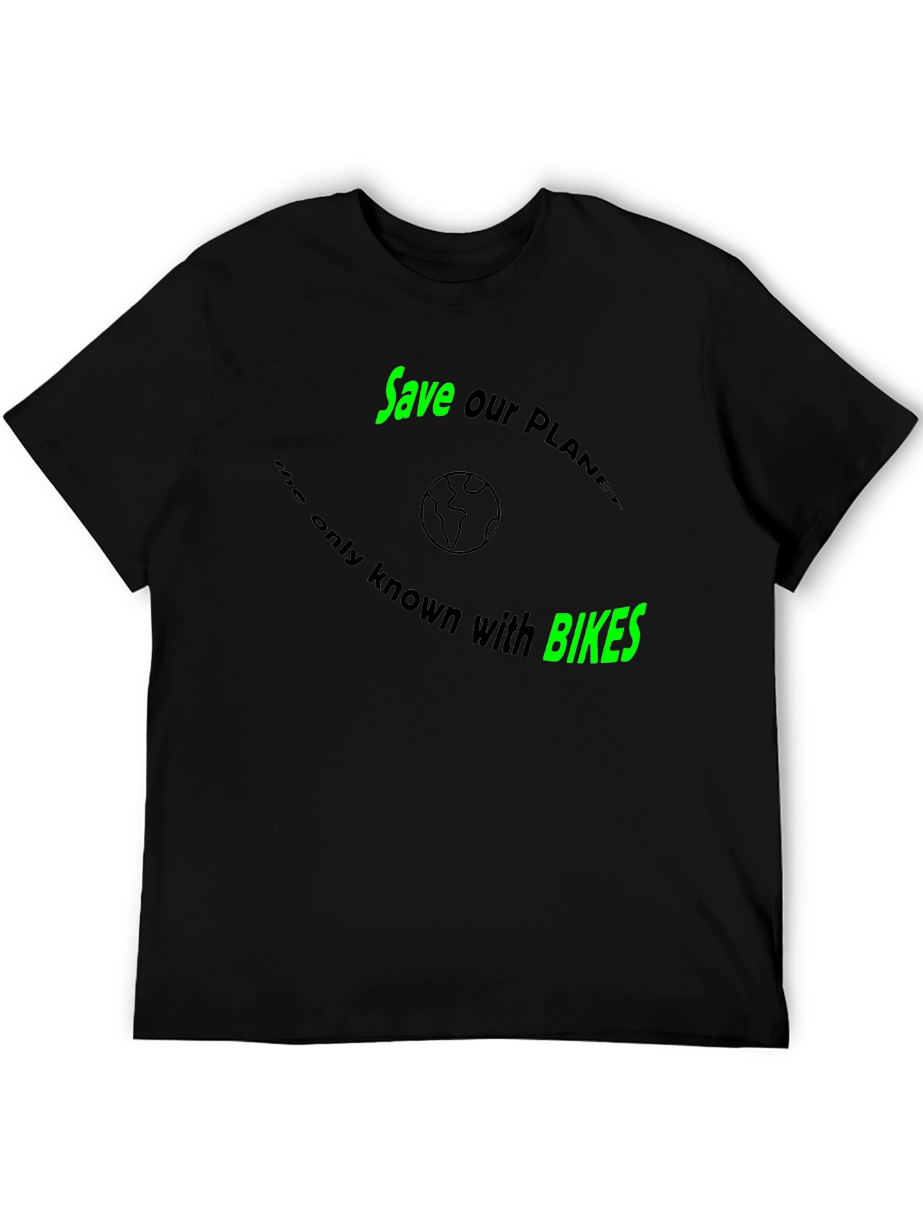 Save the Planet with Bikes T-Shirt