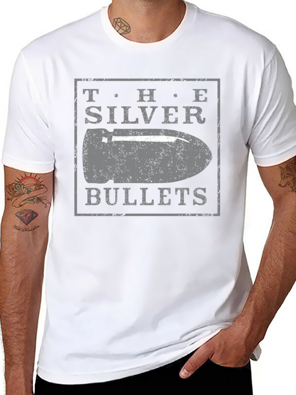 The Silver Bullets Graphic T-Shirt - Black