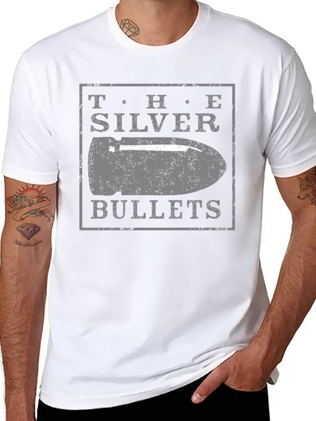 The Silver Bullets Graphic T-Shirt - Black