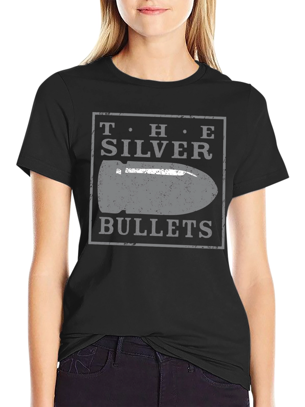 The Silver Bullets Graphic T-Shirt - Black