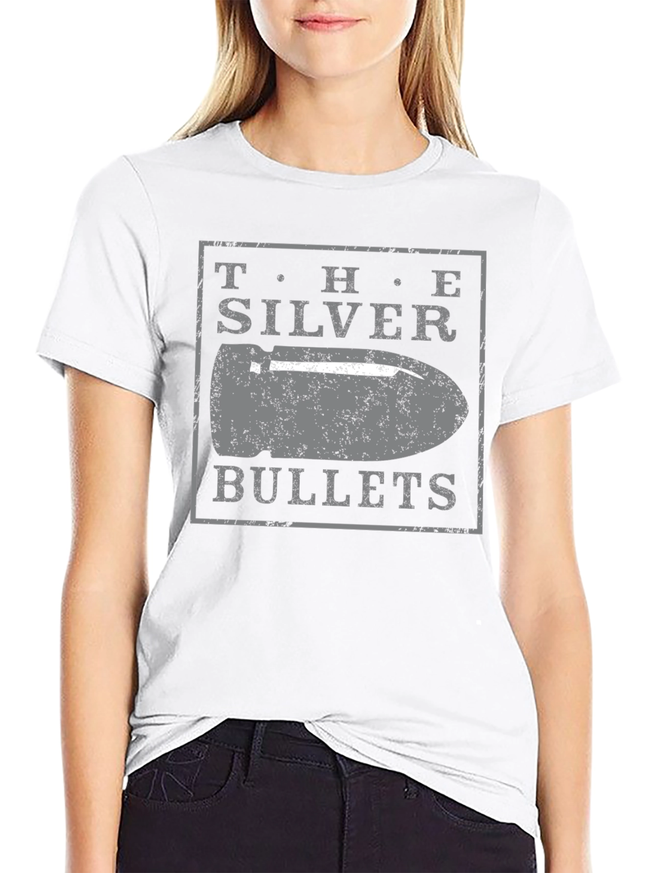 The Silver Bullets Graphic T-Shirt - Black