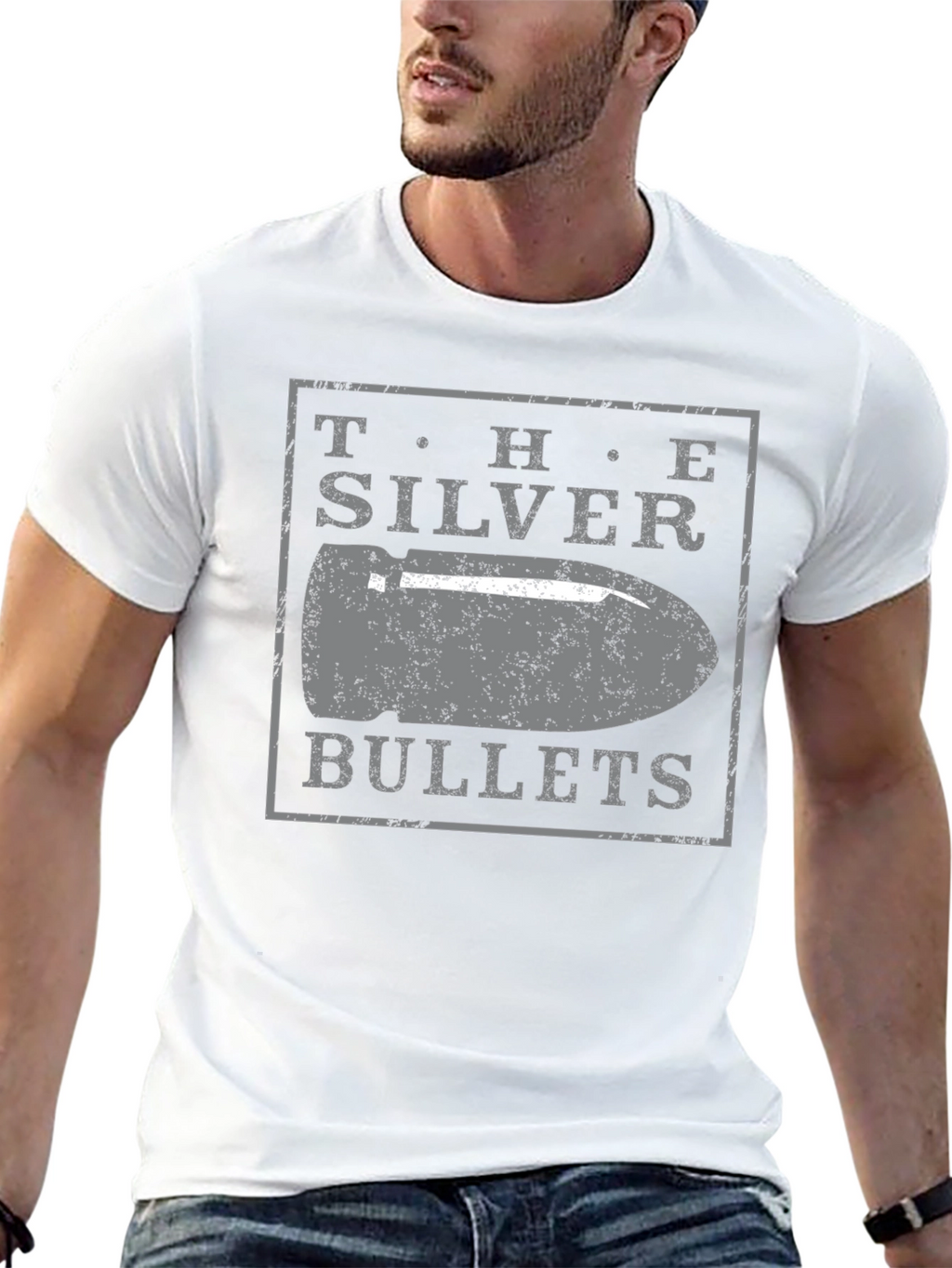 The Silver Bullets Graphic T-Shirt - Black