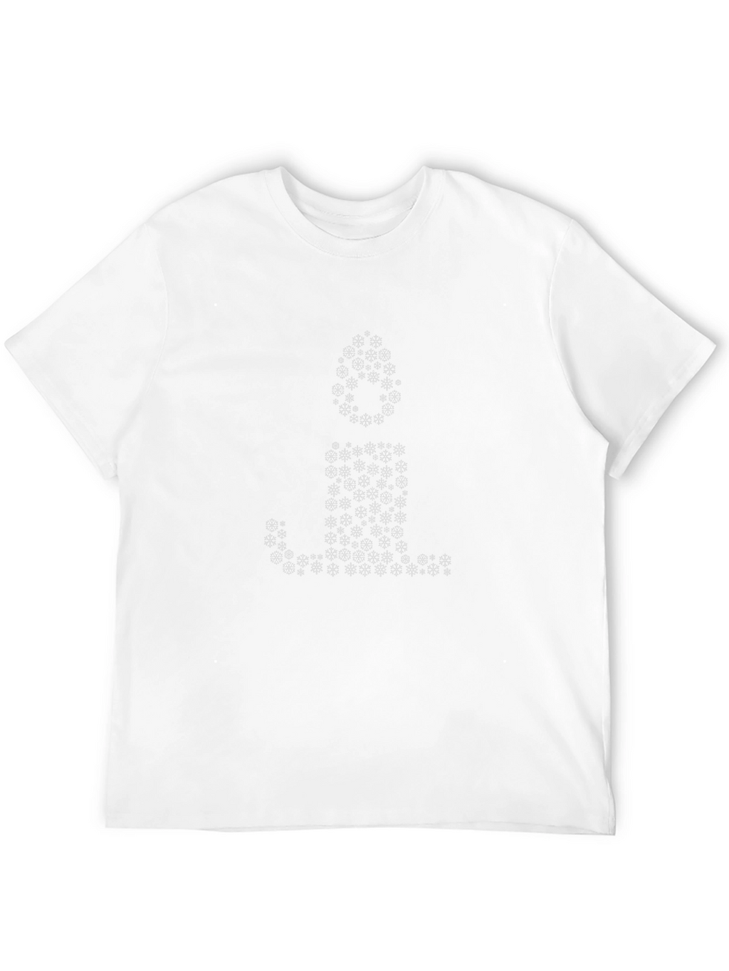Snowflake Candle Graphic Tee - Black