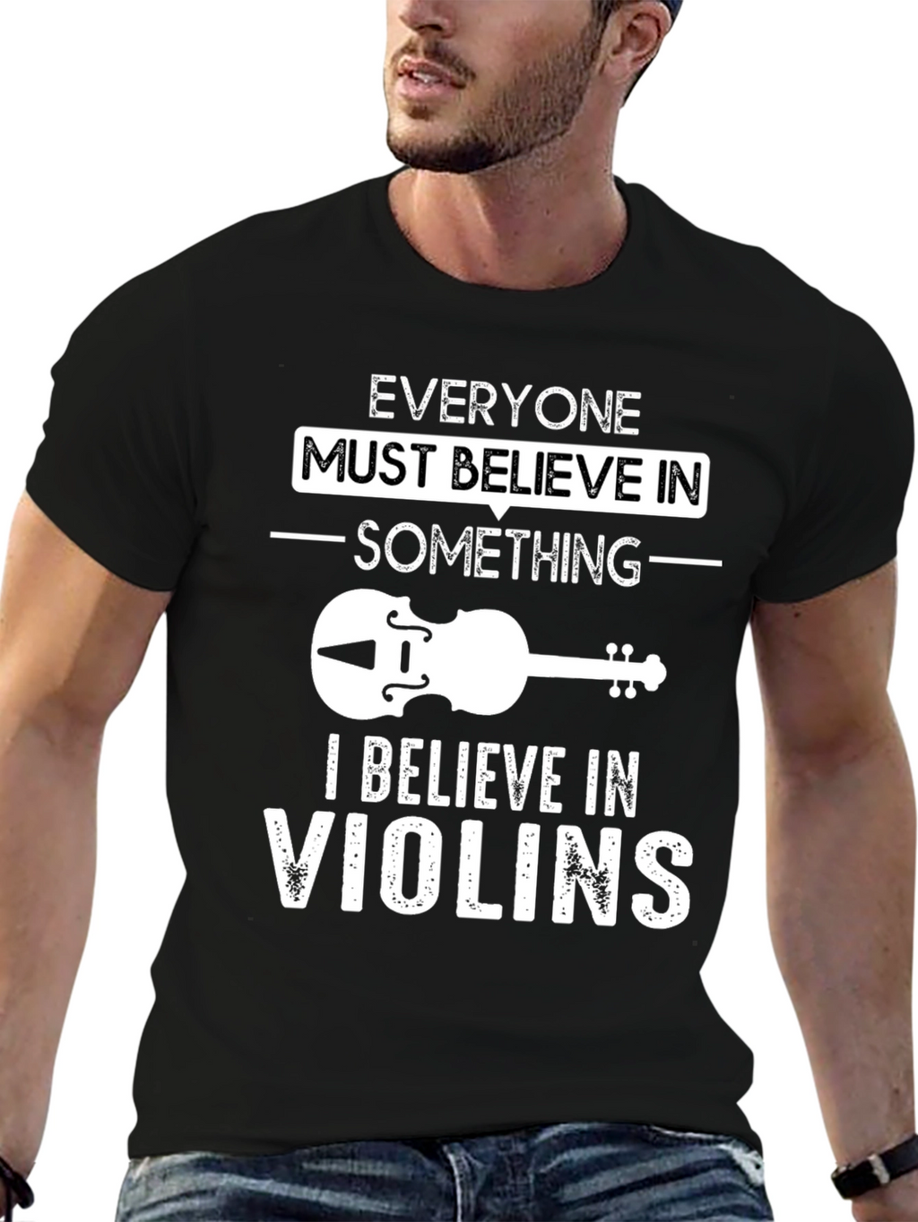 Believe In Violins Graphic T-Shirt