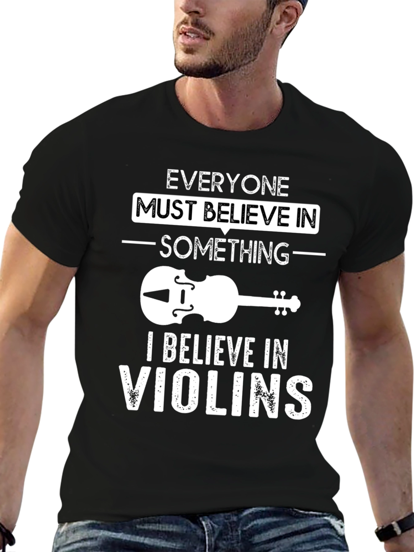 Believe In Violins Graphic T-Shirt