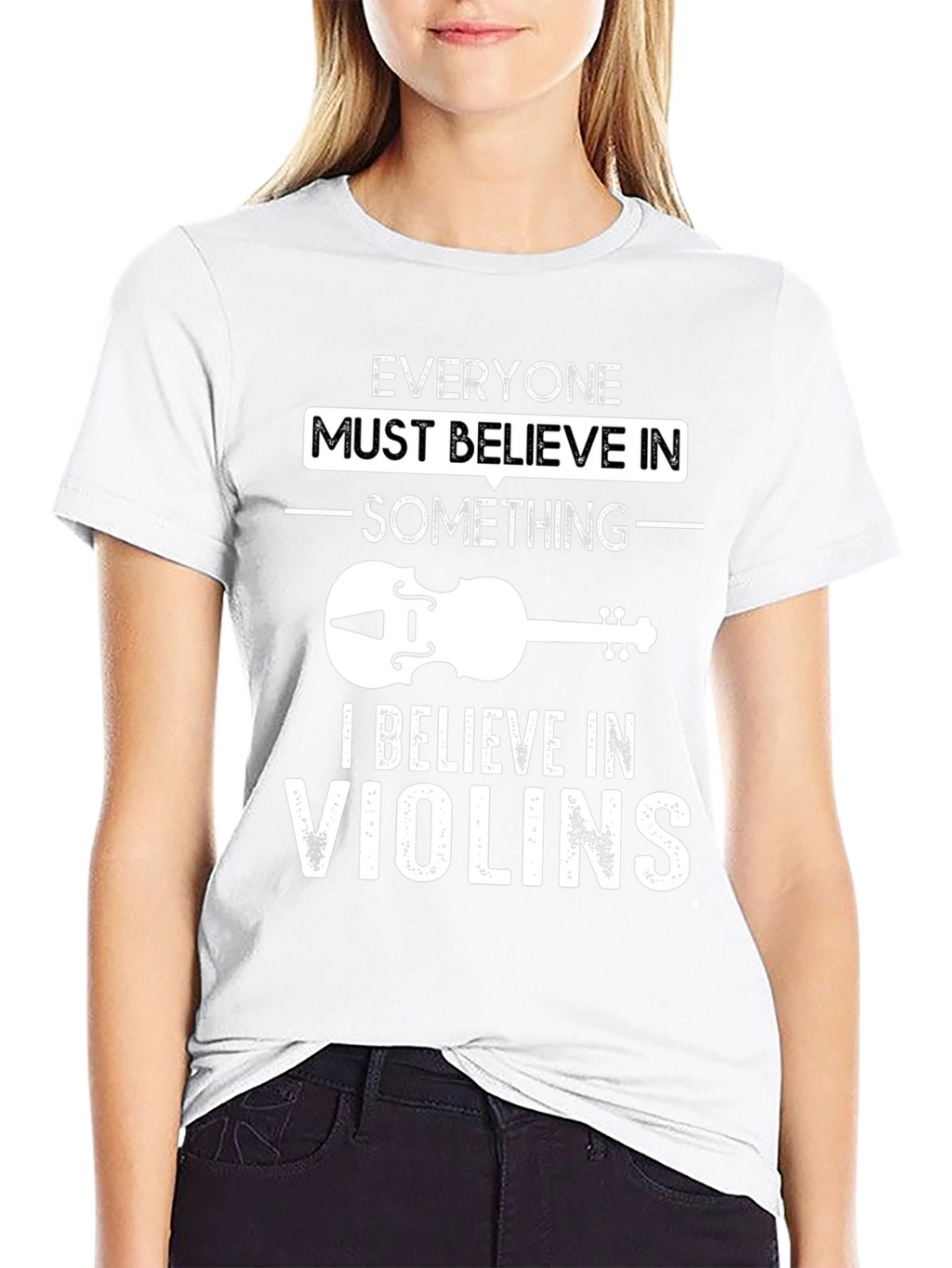 Believe In Violins Graphic T-Shirt