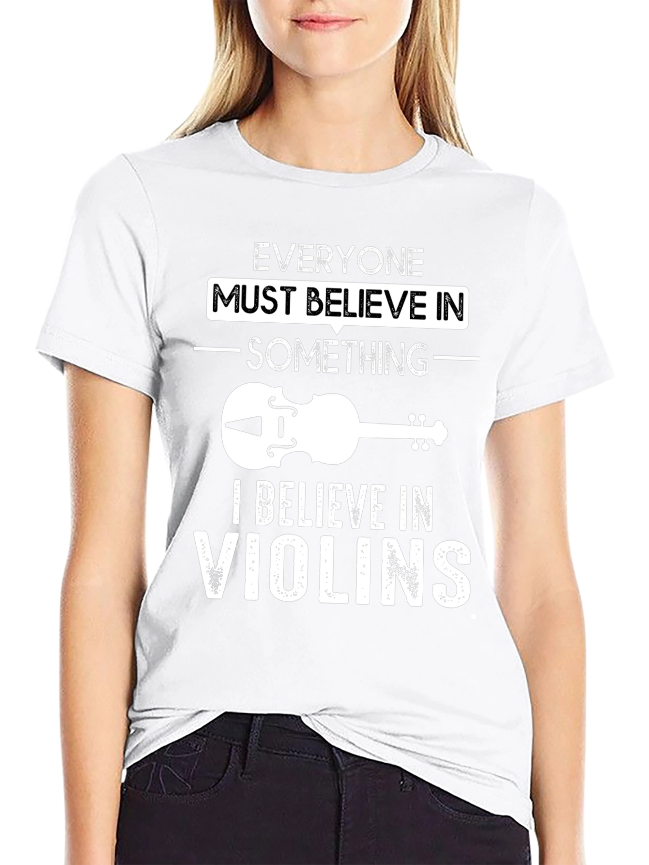 Believe In Violins Graphic T-Shirt
