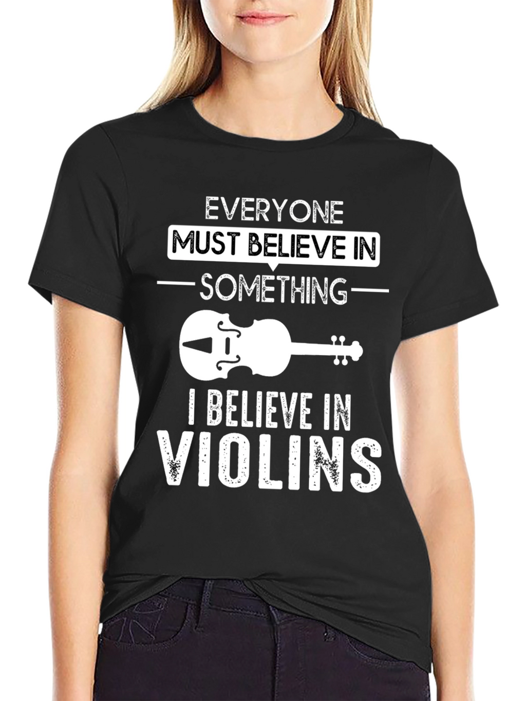 Believe In Violins Graphic T-Shirt