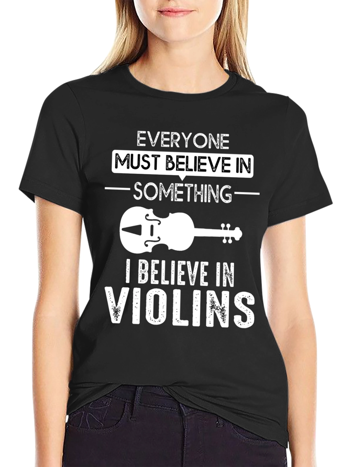Believe In Violins Graphic T-Shirt