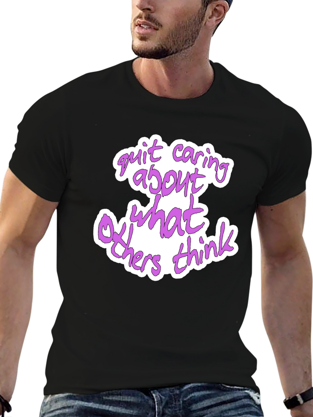 Quit Caring Graphic T-Shirt