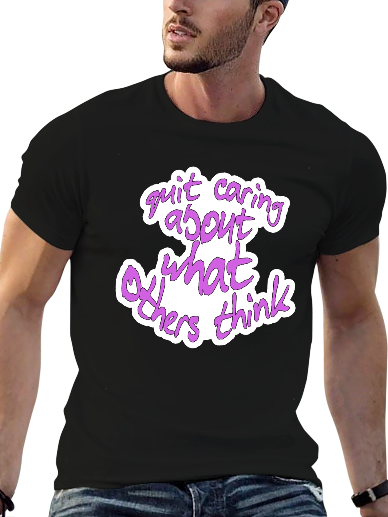 Quit Caring Graphic T-Shirt