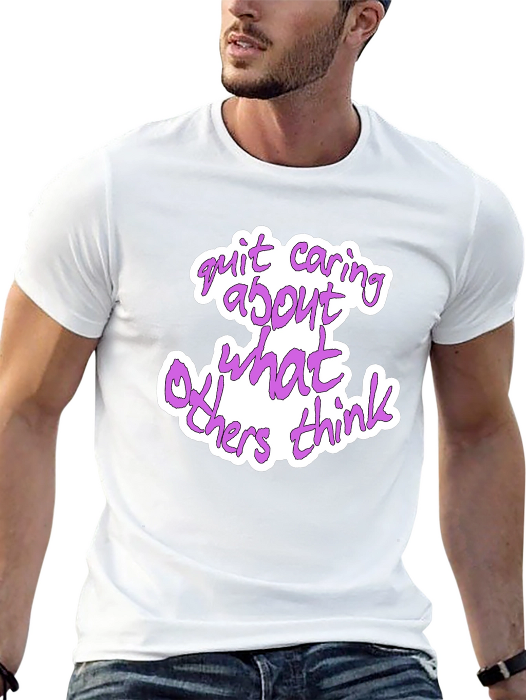 Quit Caring Graphic T-Shirt