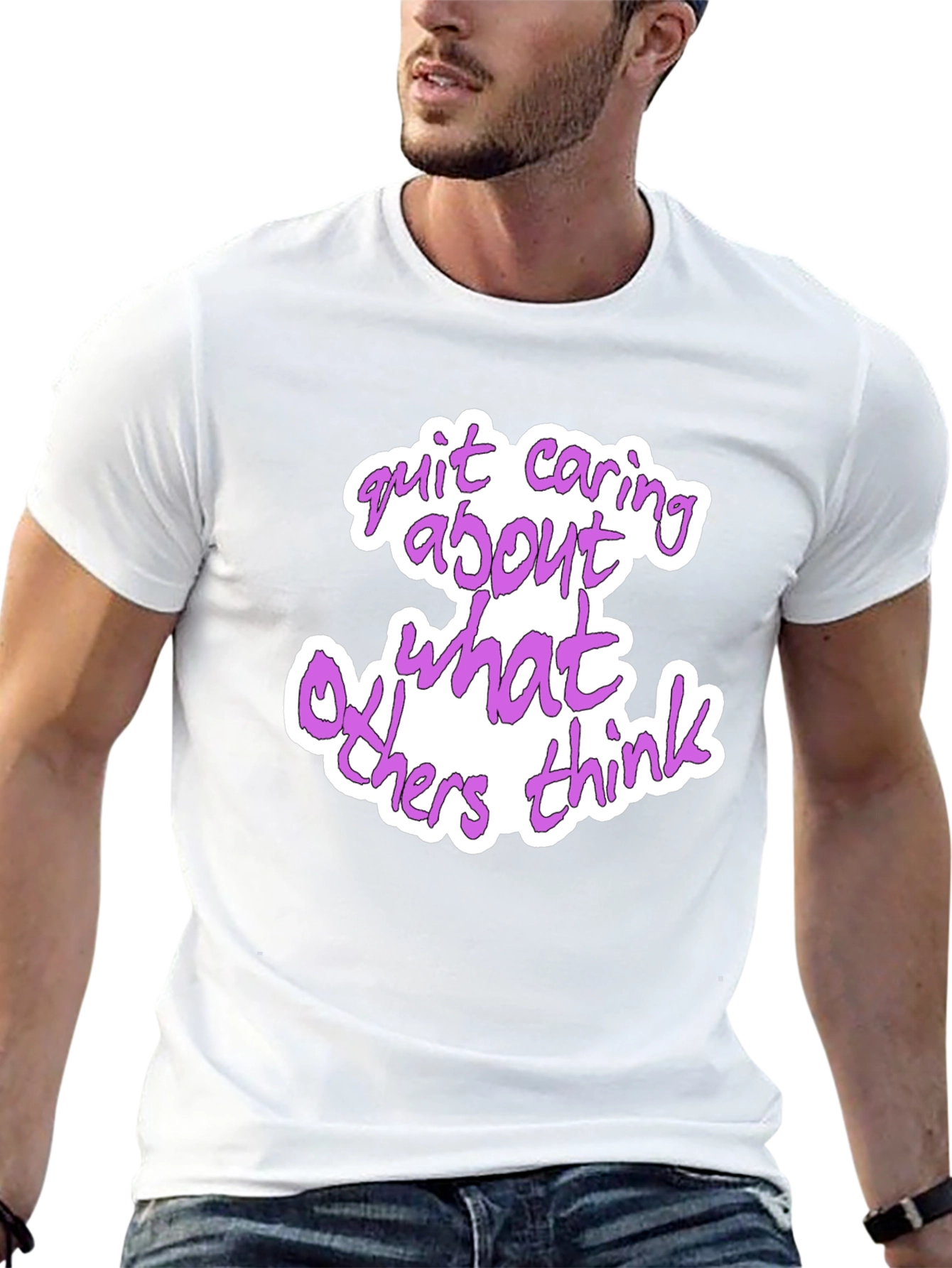 Quit Caring Graphic T-Shirt