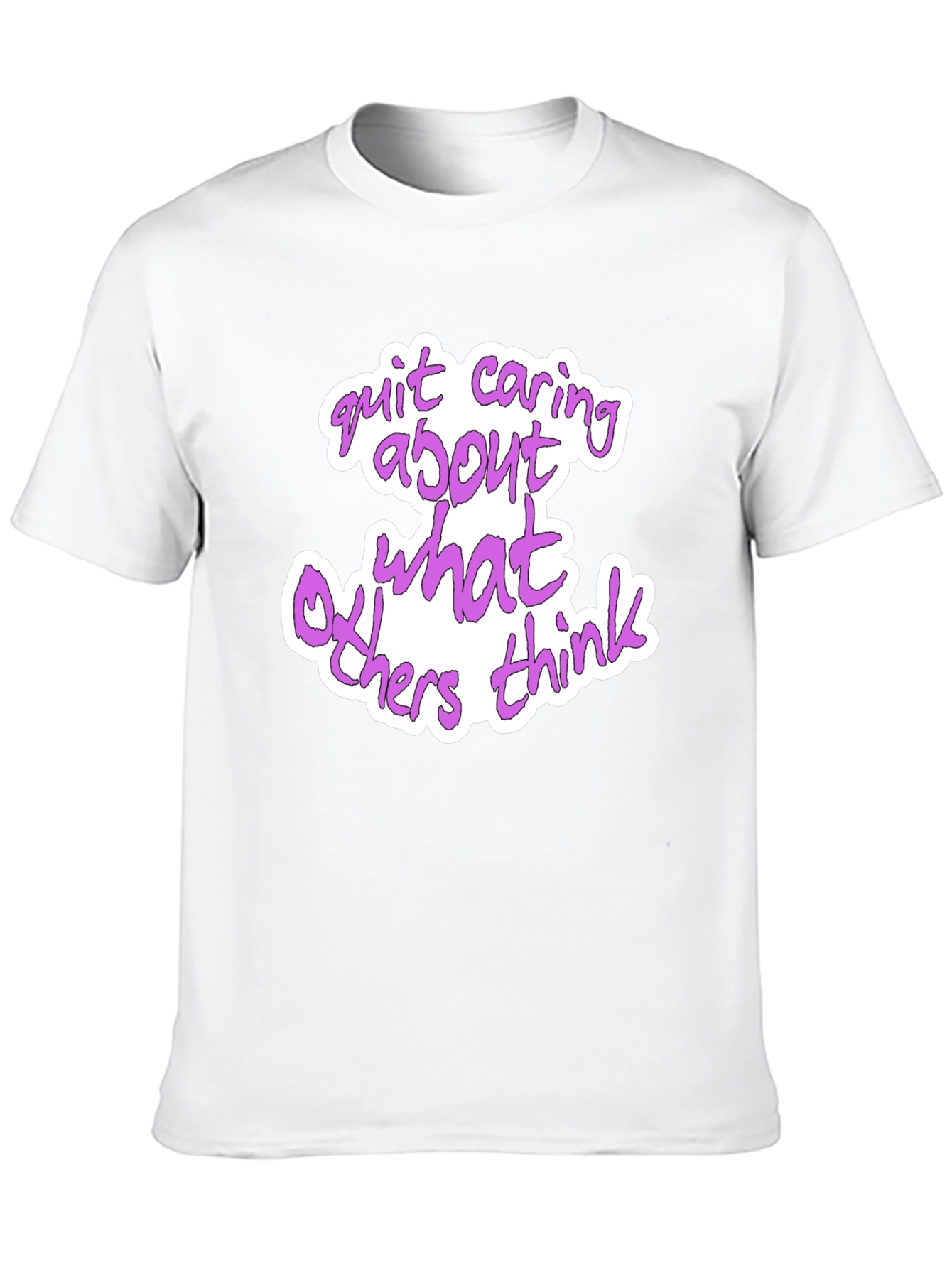 Quit Caring Graphic T-Shirt