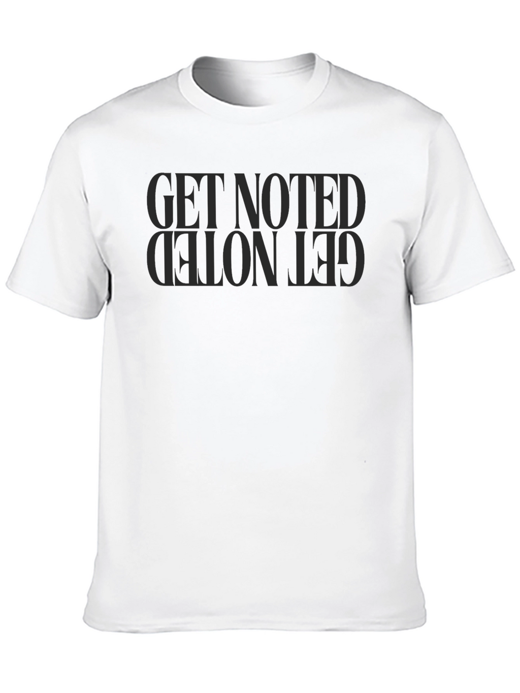 Get Noted Graphic Tee - Black Cotton Blend