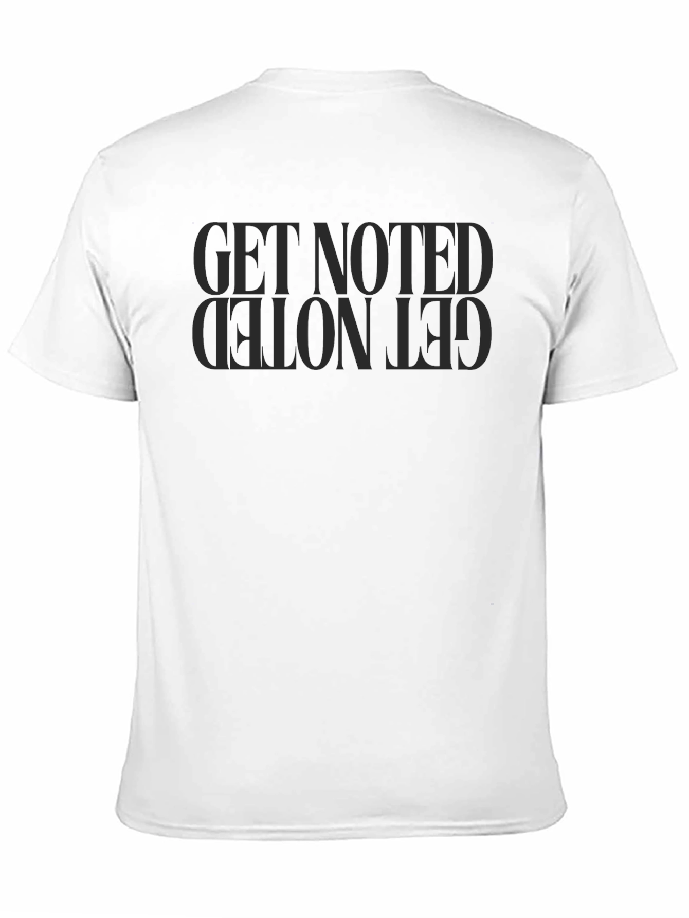 Get Noted Graphic Tee - Black Cotton Blend