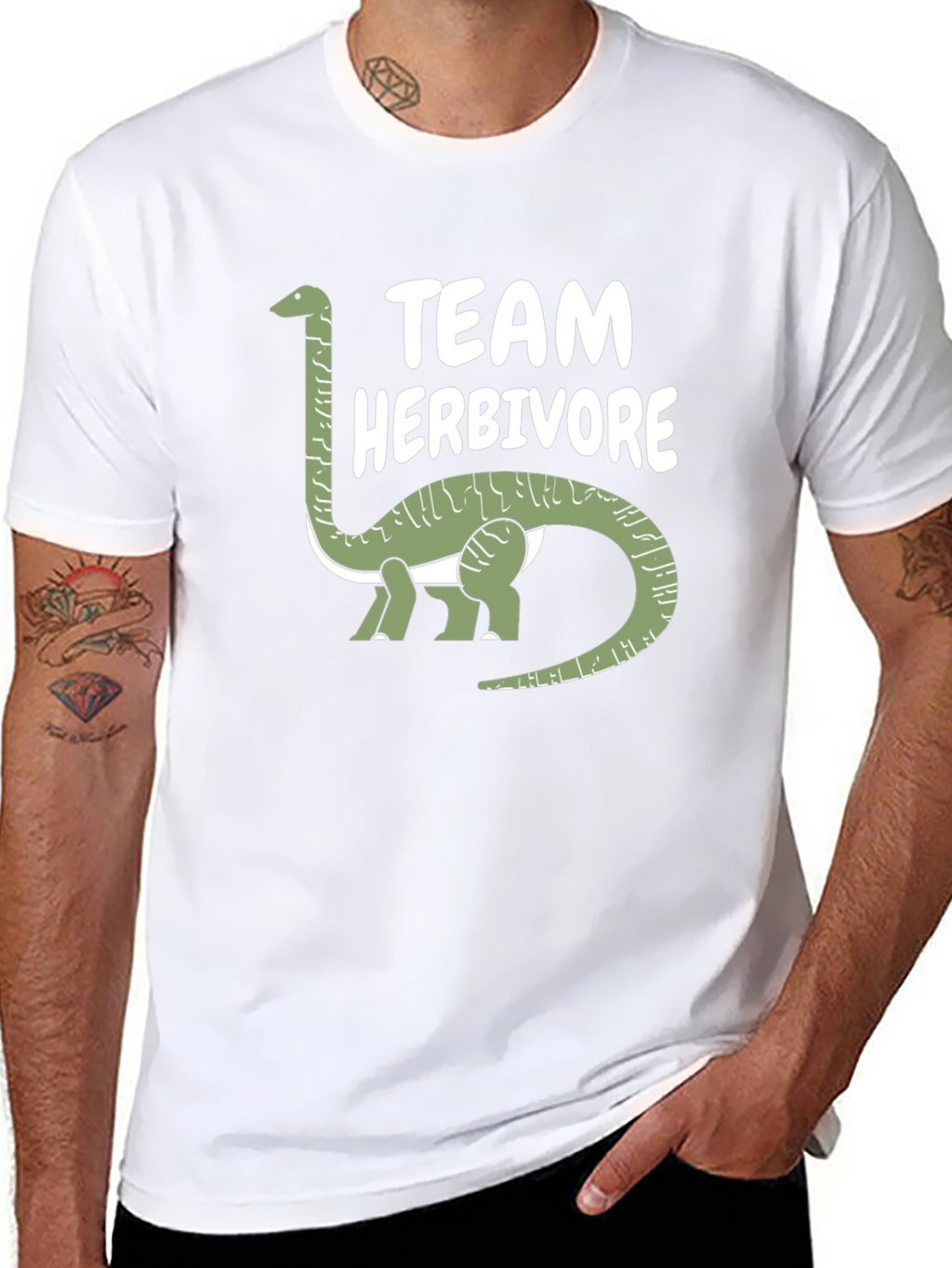 Team Herbivore Dinosaur Graphic Tee