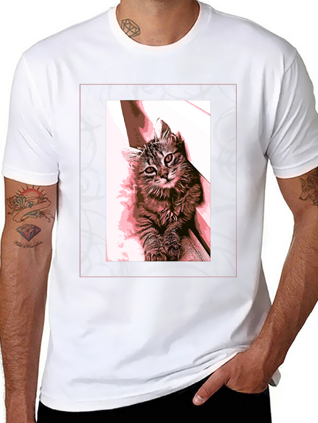 Cat Lover Graphic Tee - Unisex Black T-Shirt