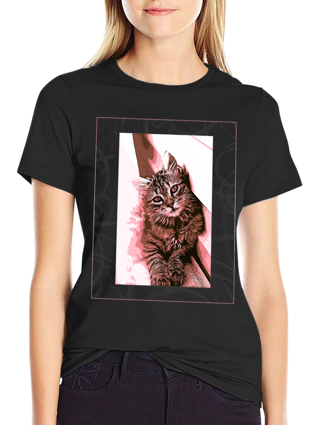 Cat Lover Graphic Tee - Unisex Black T-Shirt