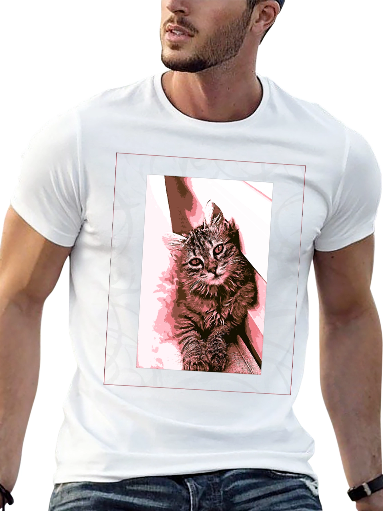 Cat Lover Graphic Tee - Unisex Black T-Shirt