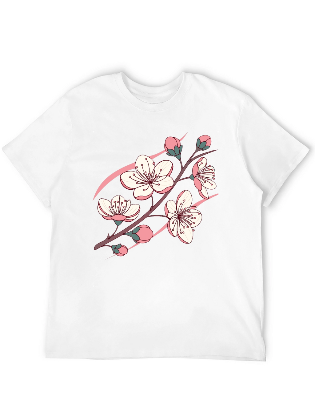Blossom Graphic Black T-Shirt