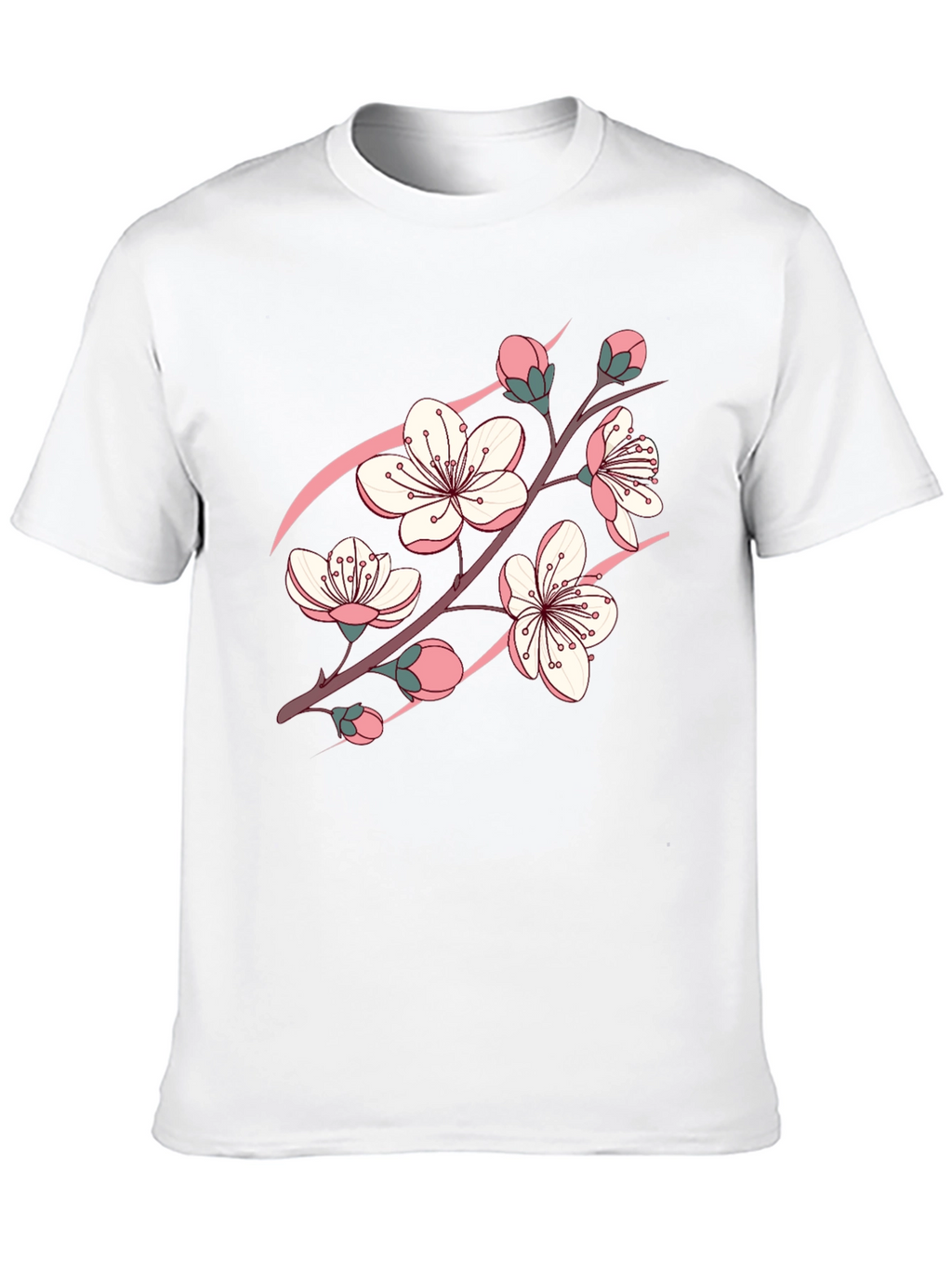Blossom Graphic Black T-Shirt