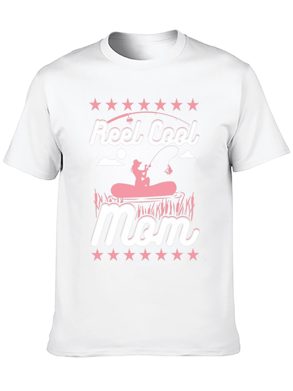 Reel Cool Mom T-Shirt Fishing Graphic Tee