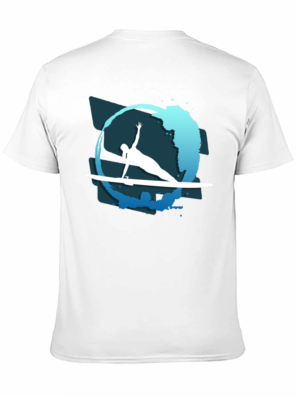 Surfer Silhouette Tee - Coastal Vibe