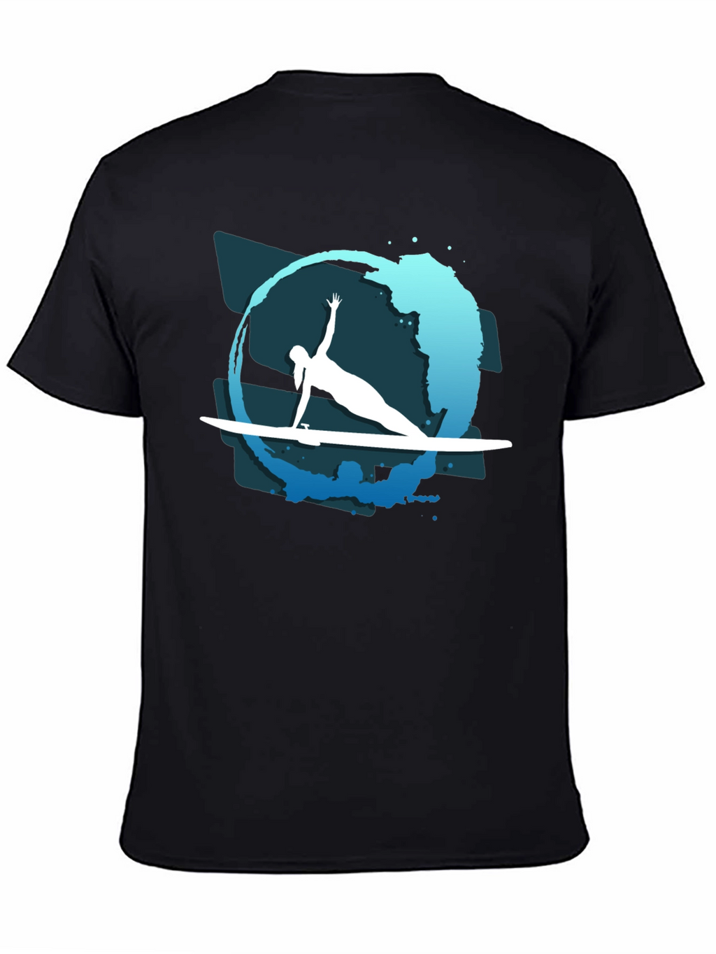 Surfer Silhouette Tee - Coastal Vibe