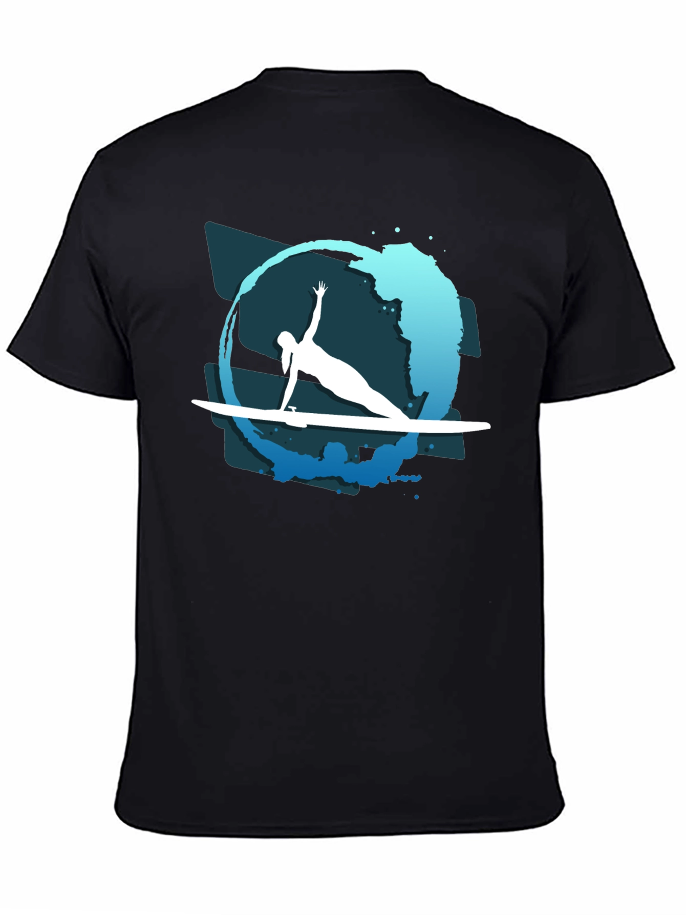 Surfer Silhouette Tee - Coastal Vibe
