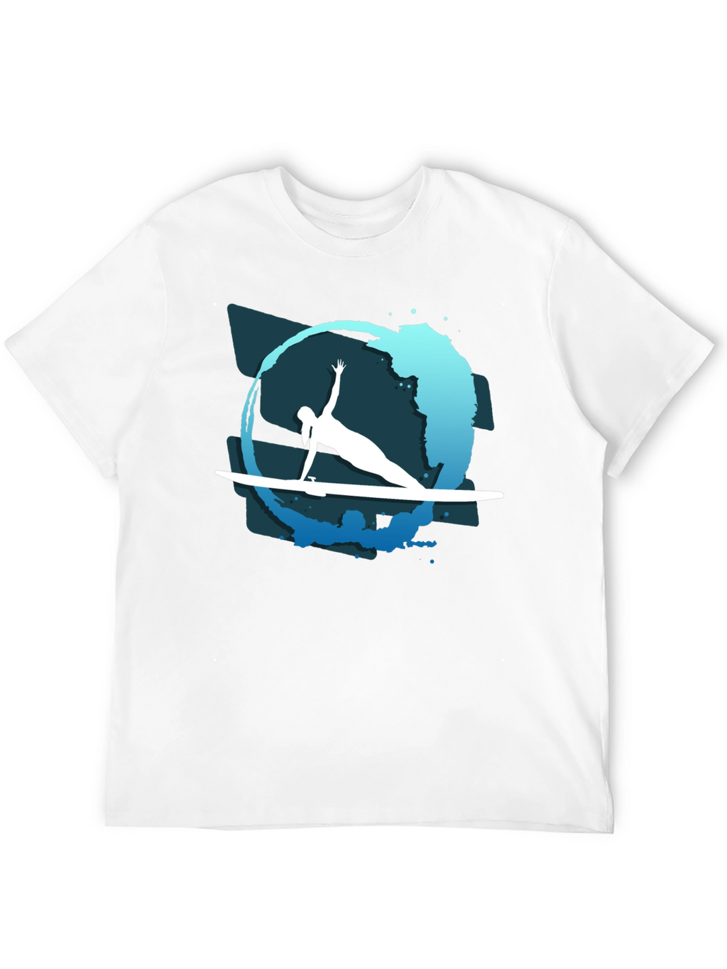 Surfer Silhouette Tee - Coastal Vibe