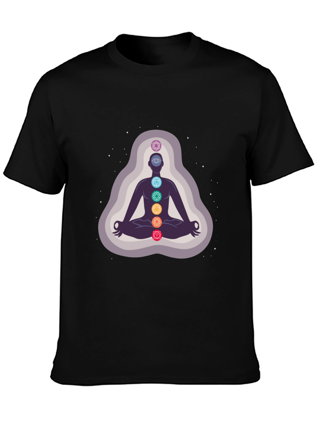 Chakra Meditation Graphic T-Shirt
