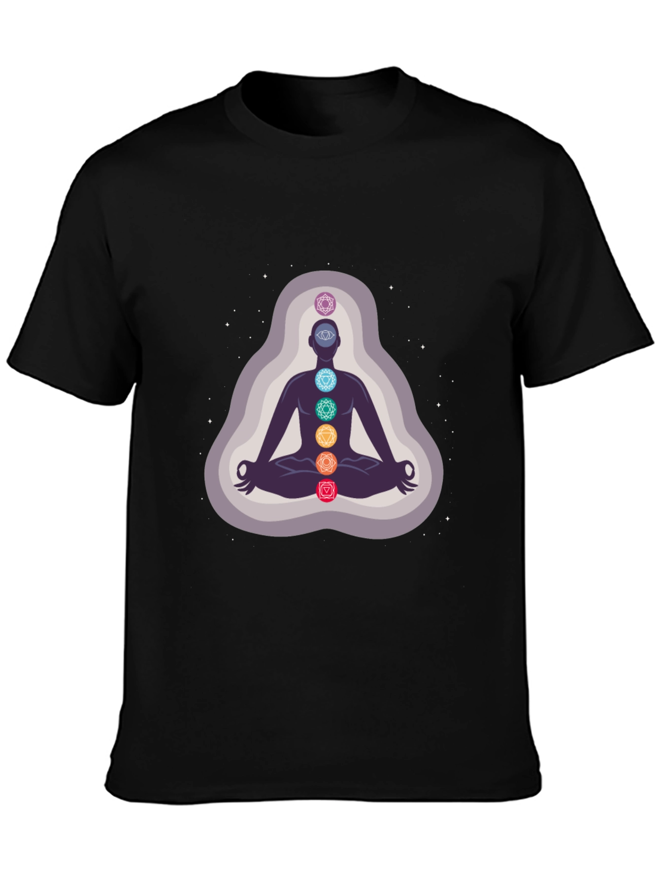 Chakra Meditation Graphic T-Shirt