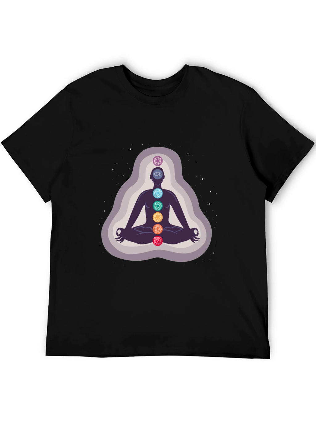 Chakra Meditation Graphic T-Shirt